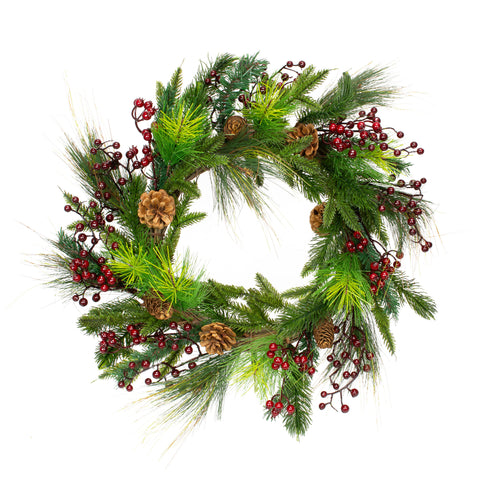 Christmas Berry Wreath - 22 Inch