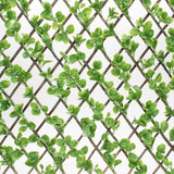 Faux Jade Leaf - Lattice Screen - 39 Inch X 78 Inch