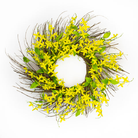 Forsythia Fields Wreath