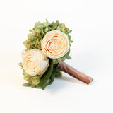 Champagne Rose & Hydrangea Bliss Bouquet