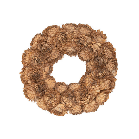 Shola Almond Flower 15" Sunset Wreath