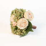 Champagne Rose & Hydrangea Bliss Bouquet