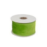 Velvet Ribbon 2.5 Inch - Apple Green