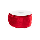 Velvet Ribbon 2.5 Inch - Red