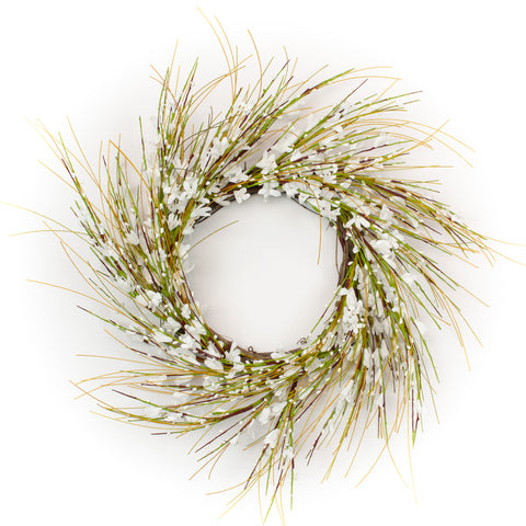 Pure Elegance Wreath - 22 Inch