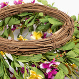 Fresh Pick Pansy Wreath - 22 Inch