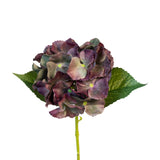 Real Touch Hydrangea - Antique Burgundy - 6 Inch X 14 Inch