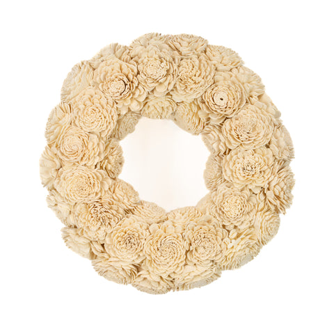 Shola Dahlia 15" Buttercup Wreath