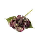 Real Touch Hydrangea Stems - Antique Burgundy