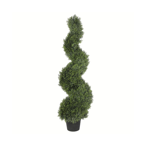 UV Cypress Spiral 48 Inch Topiary