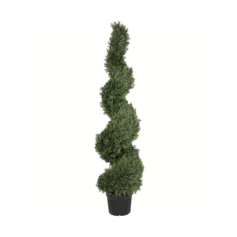 UV Cypress Spiral 60 Inch Topiary