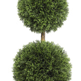 UV Cypress Double Ball 36 Inch Topiary